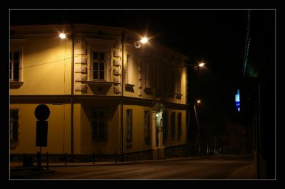 Strzyżów nocą