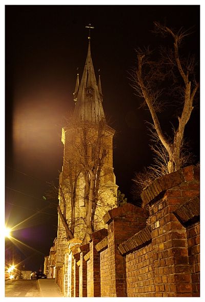 Strzyżów nocą