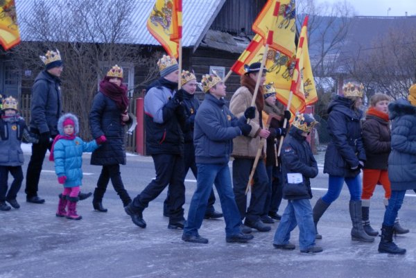 Zdjęcia z Orszaku Trzech Króli w Wiśniowej