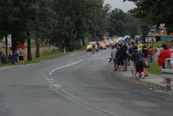 Przejazd wyścigu Tour de Pologne