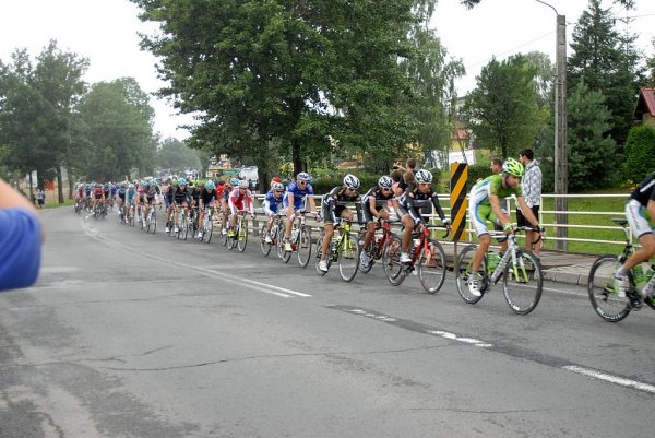 Przejazd wyścigu Tour de Pologne