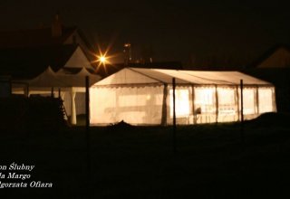 Namiot weselny 5x10 m salon ślubny Bella Marego