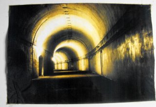 Tunel stępina dawniej