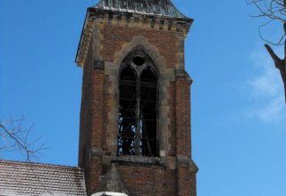 Wieża kościoła w Dobrzechowie