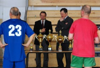 Samorządowy Turniej Halowej Piłki Nożnej Rozdanie nagród 