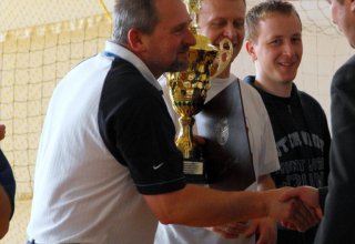 Samorządowy Turniej Halowej Piłki Nożnej Rozdanie nagród 