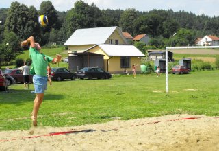 Otwarty Gminny Turniej Piłki Siatkowej Plażowej. Siatkówka plażowa na wysokim powiomie.