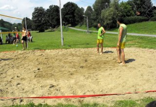 Otwarty Gminny Turniej Piłki Siatkowej Plażowej. Siatkówka plażowa na wysokim powiomie.