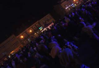 Zdjęcia z Sylwestra na rynku w Strzyżowie