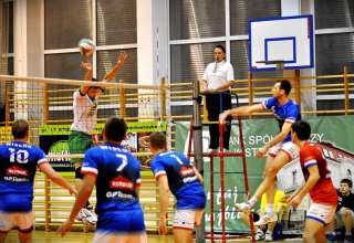 Fotorelacja z meczu piłki siatkowej Wisłka Strzyżów z drużyną z Sanoka. Fot. Tomasz Ciombor