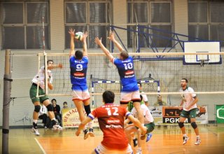 Fotorelacja z meczu piłki siatkowej Wisłka Strzyżów z drużyną z Sanoka. Fot. Tomasz Ciombor