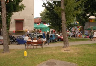 Przejazd wyścigu Tour de Pologne