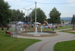 Przejazd wyścigu Tour de Pologne