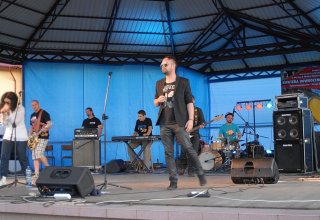 Przejazd wyścigu Tour de Pologne