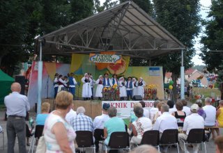 Przejazd wyścigu Tour de Pologne