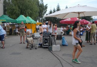 Przejazd wyścigu Tour de Pologne