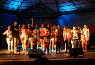 Przejazd wyścigu Tour de Pologne