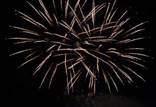 fajerwerki pokaz na Dniach Ziemi Frysztackiej 2013, koncert Sami