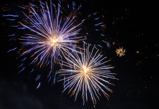 fajerwerki pokaz na Dniach Ziemi Frysztackiej 2013, koncert Sami