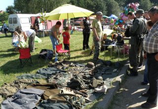 Inscenizacja bitwy, zdjęcia z imprezy.