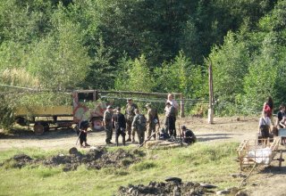 Inscenizacja bitwy, zdjęcia z imprezy.