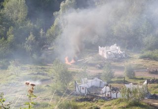 Inscenizacja bitwy, zdjęcia z imprezy.