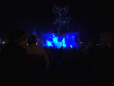 Zdjęcia z Sylwestra na rynku w Strzyżowie