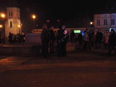 Zdjęcia z Sylwestra na rynku w Strzyżowie