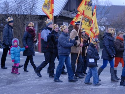 Zdjęcia z Orszaku Trzech Króli w Wiśniowej