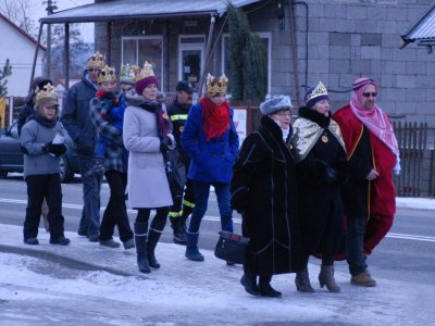 Zdjęcia z Orszaku Trzech Króli w Wiśniowej