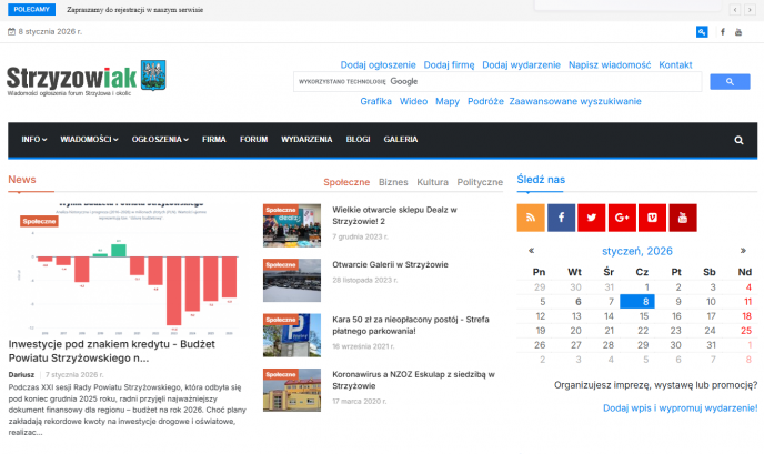 Strzyzowiak.pl powraca w nowej odsłonie – tradycja lokalnego dziennikarstwa w nowoczesnym wydaniu