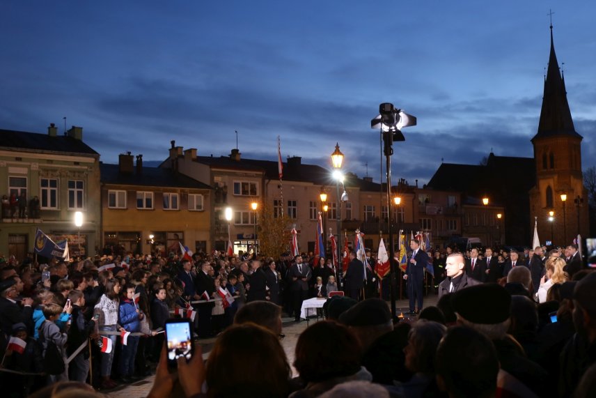Prezydent Polski Andrzej Duda w Strzyżowie