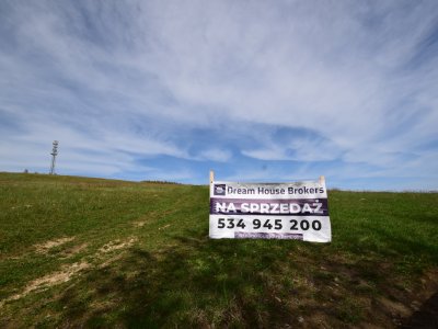 działki widokowe na wzgórzu Kamieniec-Lutcza.