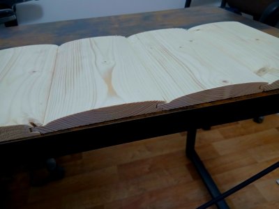 Deska elewacyjna półbal, świerk europejski/skandynawski. MOŻLIWY TRANSPORT