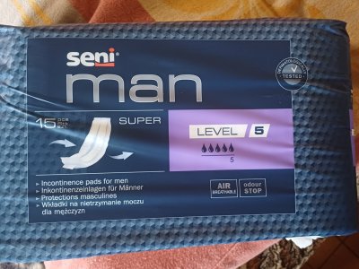 Wkładki dla mężczyzn na nietrzymanie moczu 