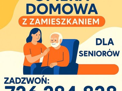 Opieka seniora z zamieszkaniem, całodobowo Strzyżów Zamów opiekę