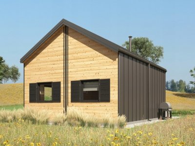 Drewniany Domek 5×8 m Całoroczny – Wytrzymała Konstrukcja