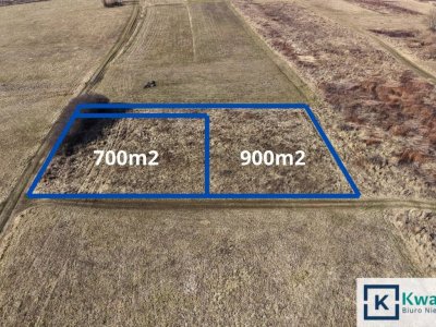 Dwie działki otulone naturą w Nowym Gliniku