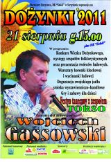 Dożynki 2011 w Strzyżowie, gwiazda wieczoru Wojciech Gąssowski