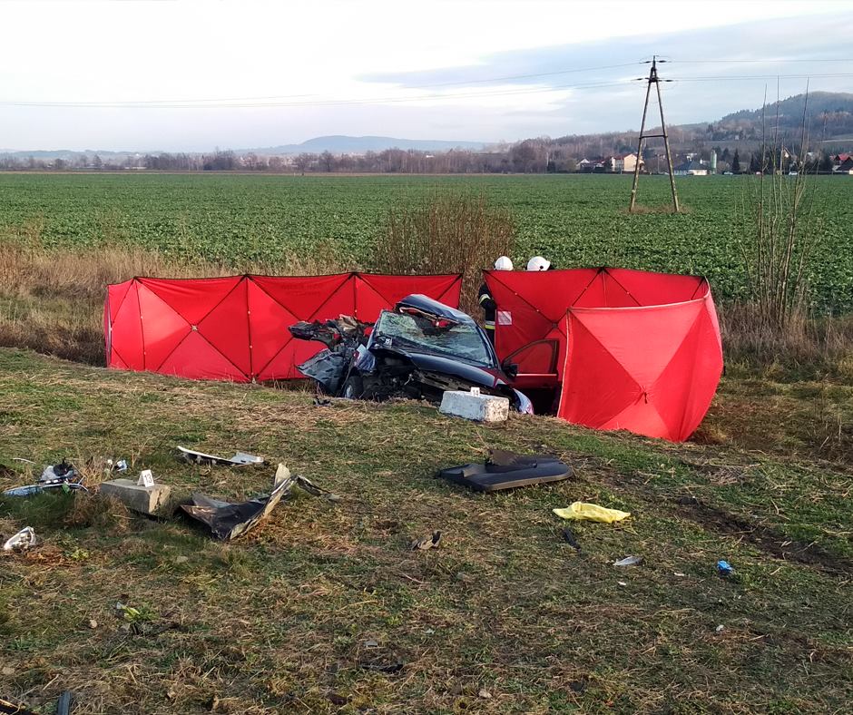 wypadek wiśniowa pociąg