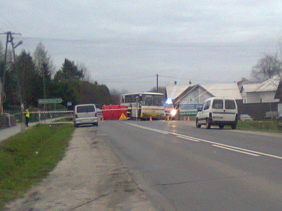 potrącenie rowerzystki