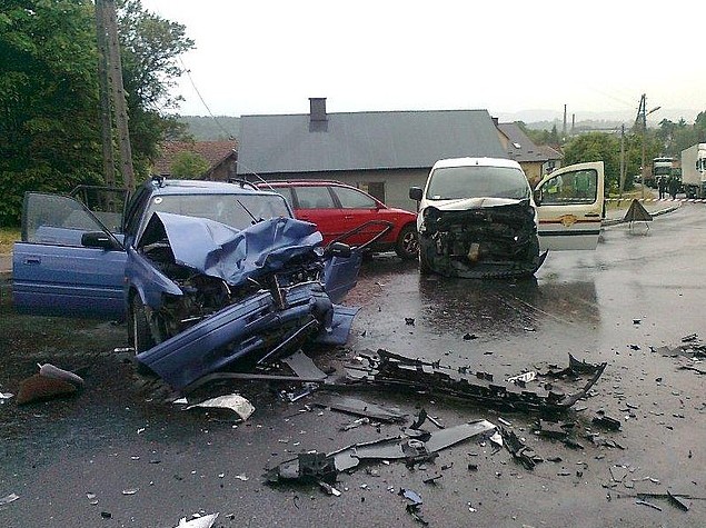 strzyżów zdjęcia z wypadku