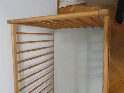 Łóżeczko sosnowe 120x80